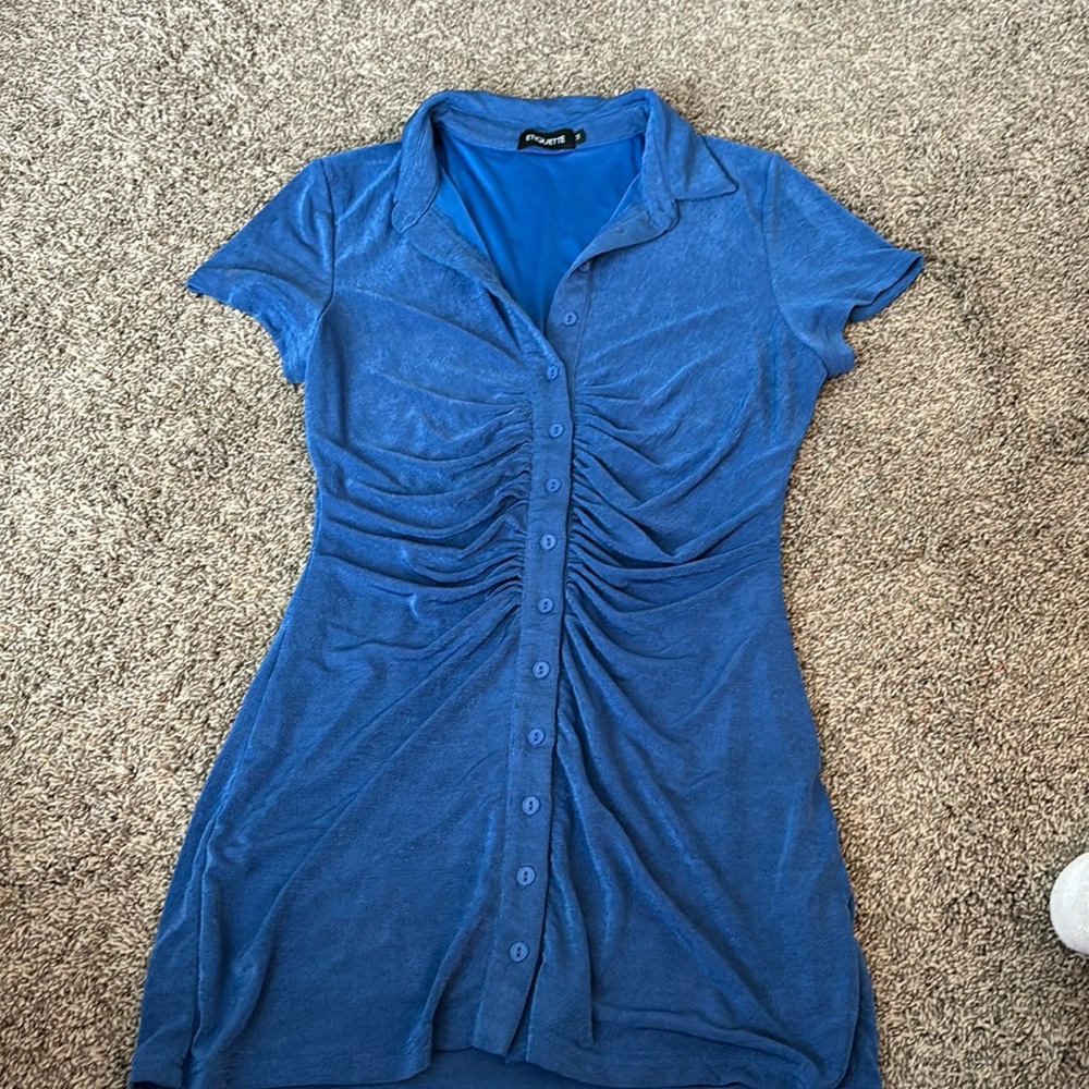 Blue mini dress size Medium